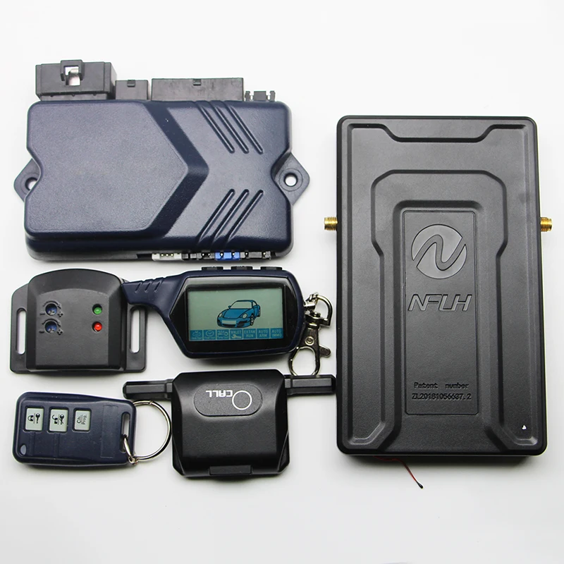 B9 GSM мобильный телефон управления автомобиля gps автомобиля двухстороннее противоугонное устройство обновления gsm gps для России брелок сигнализации