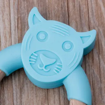 

Animal Silicone Teether Wooden Ring BPA Free Nursing Accessories Chewable Rattle Circle Newborn Shower Gifts Baby Teethers