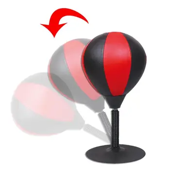 

Desktop Boxing Speed Ball Desktop Punching Sucker Boxing Ball Fitness Supplies Stress Relief Tool for Home and Office Use