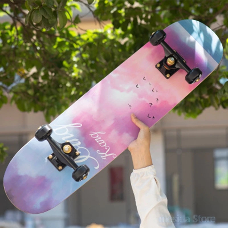 Descuento Patinete de tabla larga para adultos y niños, doble Alice, para principiantes, carretera, cepillo, calle, cuatro niñas, adolescentes 33mj6YndNDJ