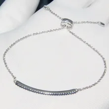 925 Sterling Silver fashion colorful Gem stone Bangle Full Pave Cubic Zirconia Charms Bracelet hip hop Punk jewelry for couples