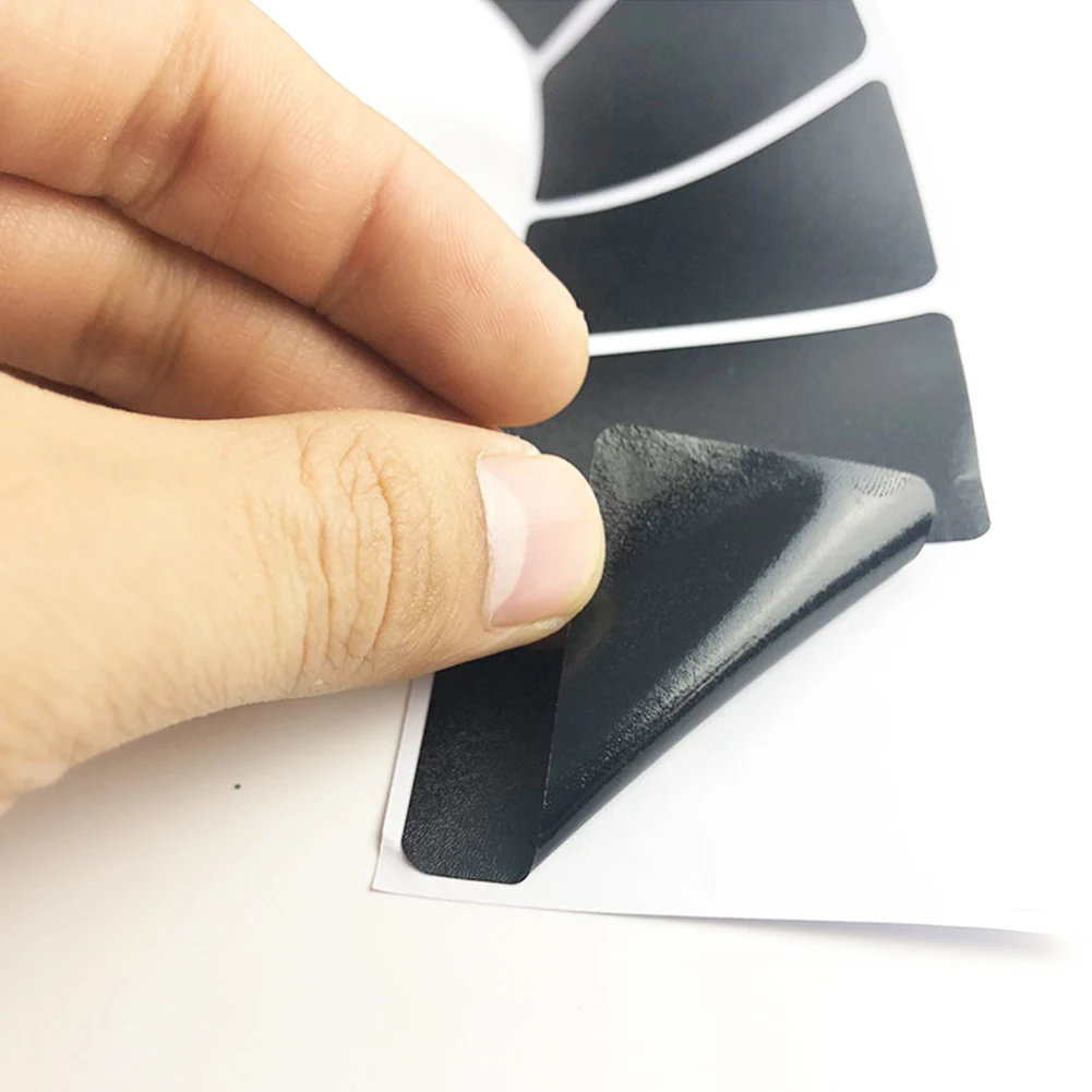 

120 Pcs Portable Tag DIY Waterproof Party Accessories Universal Home Black Removable Label Sticker Easy Clean Self Adhesive