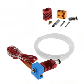 

3D Printer MK8 Assembled Extruder Hot End Kit Thermal Heat 24V For CR10 Printer 0.4/1.75mm Nozzle Printer Heating Block