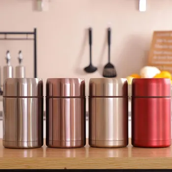 

Stainless Steel Insulated Lunch Box Leak Proof Double Wall Vacuum Insulated Food Container with lunch Bag 800 &1000ML