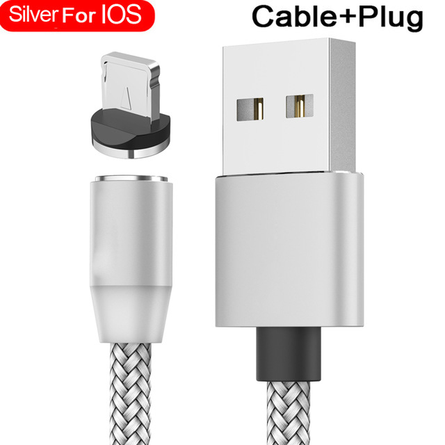 Magnetic Charging Cable 3M Micro USB Cable For Samsung Android Mobile Phone Type-C Charging For iPhone Micro USB Cable