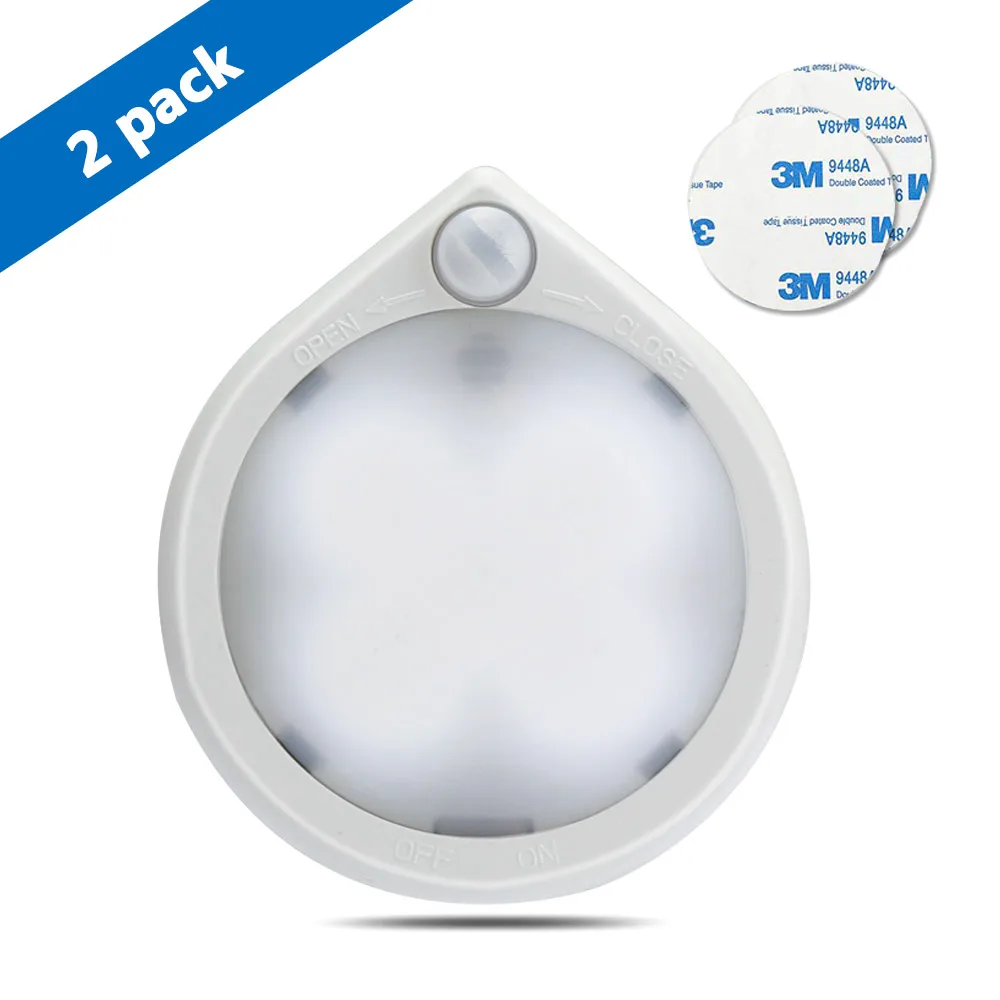 

Motion Sensor Night Ligh Cordless Puck Lights Safe Stick Lights For Closet Hallway Stair Cabinet Kitchen Garage Bathroom