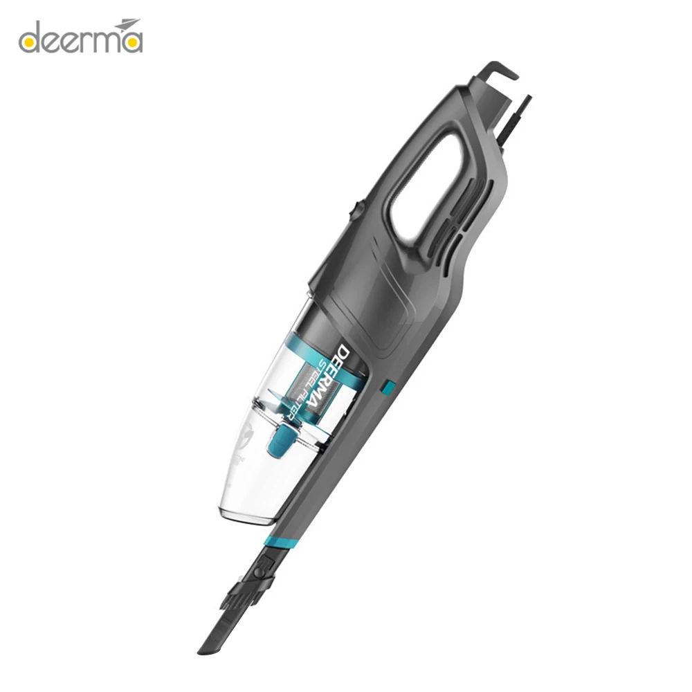 Бытовой ручной/ручной пылесос Deerma DX920 легкий со стальным фильтром всасывание 14