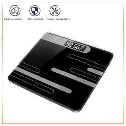 Body Fat Scale  Bathroom Smart Digital Scales Glass Smart Electronic Weight Scales LED Display Floor Weighing For Fitness Health