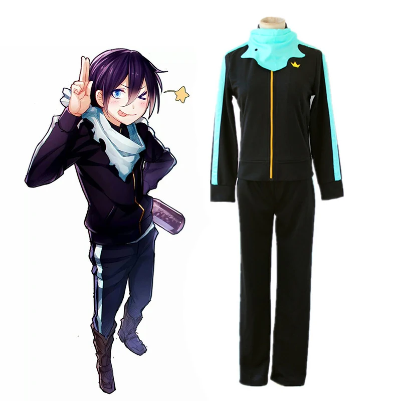 Аниме Noragami Stray God Косплей костюмы Yato Костюм Спортивная одежда Хэллоуин