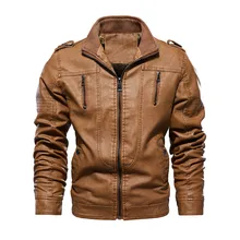Новая брендовая Высококачественная мотоциклетная кожаная куртка для мужчин s кожаные куртки пальто для мужчин Jaqueta De Couro Masculina