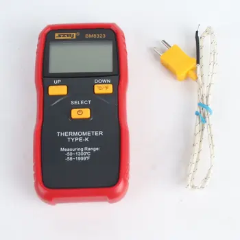 

SZBJ BM8323 Digital Thermocouple Thermometer -50 to 1300 Temperature Meter For K-type LCD Poratable Tester Measure