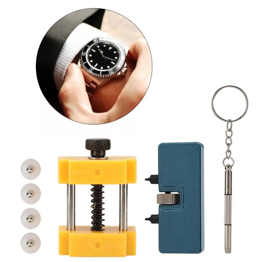 3pcs/set Watch Back Case Bottom Cover Opener Remover Watch Case Removal