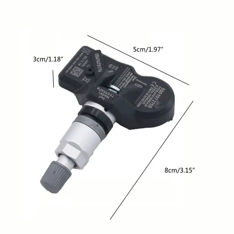 1/4pcs Tire Pressure Monitoring System Sensor 5q0907275b Tpms For Audi