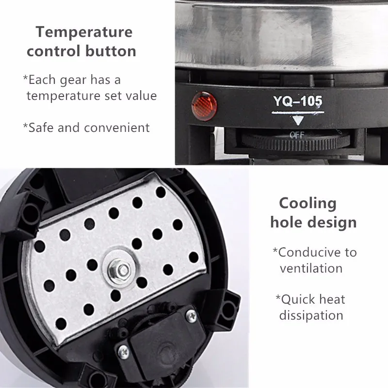 500 Вт Электрический мини-обогреватель плита с горячей плитой молоко воды кофе нагревательная печь Многофункциональный кухонный прибор США вилка