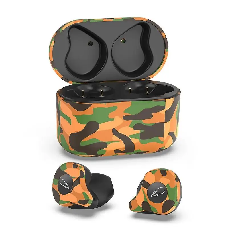 Sabbat X12 Pro QCC3020 TWS Bluetooth 5,0 наушники стерео беспроводные 3D HIFI музыкальные наушники с зарядной коробкой мини камуфляжная гарнитура