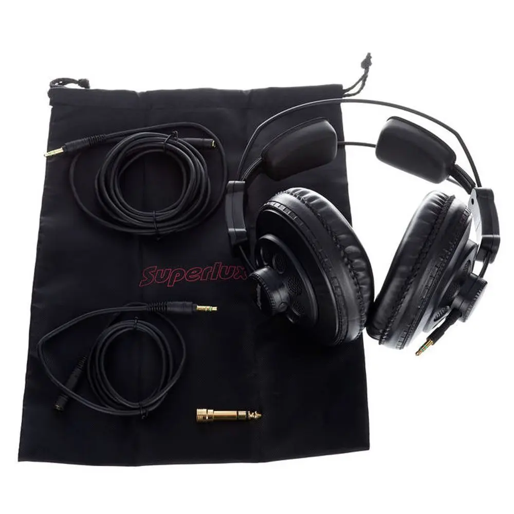 Headphone HD668B Professional Semi-open Studio Standard Dynamic Monitoring for Recording Music Detachable Deep Bass Earphones