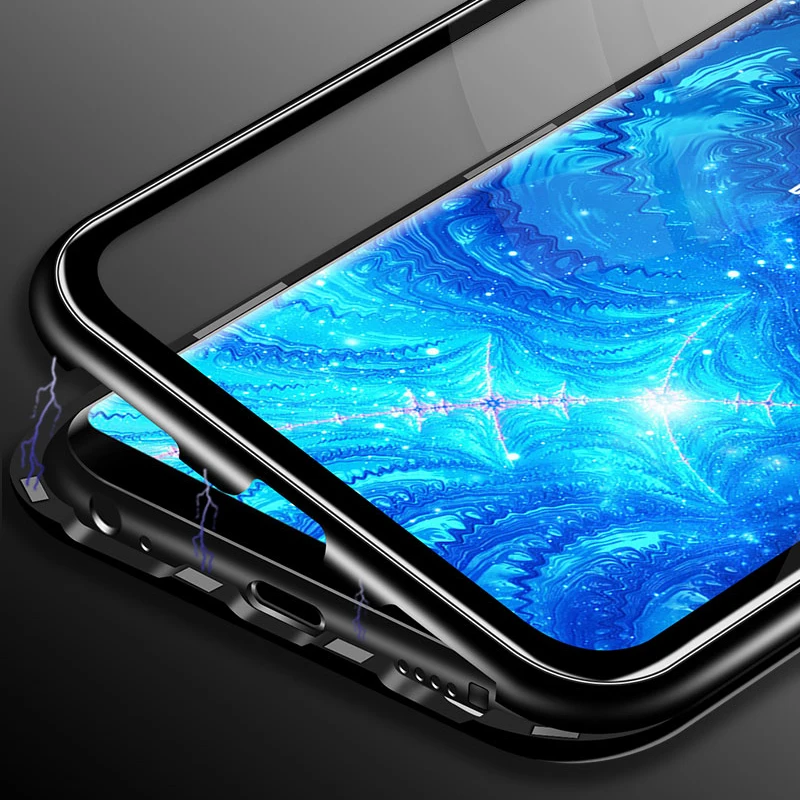 Магнитный чехол для samsung S10 плюс S10E S7 край S9 S8 на магните Galaxy A7 A9 A8 2018 Note 8 9 A70 A60 |