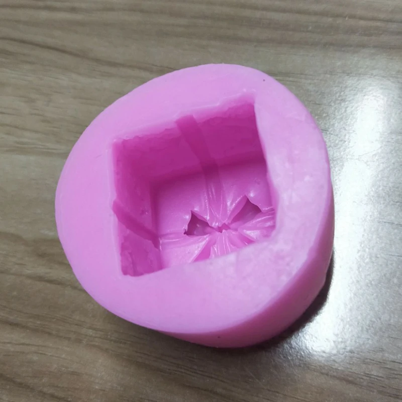 3D подарочная коробка свеча плесень пластырь для ароматерапии DIY Плесень ручной работы силиконовая форма