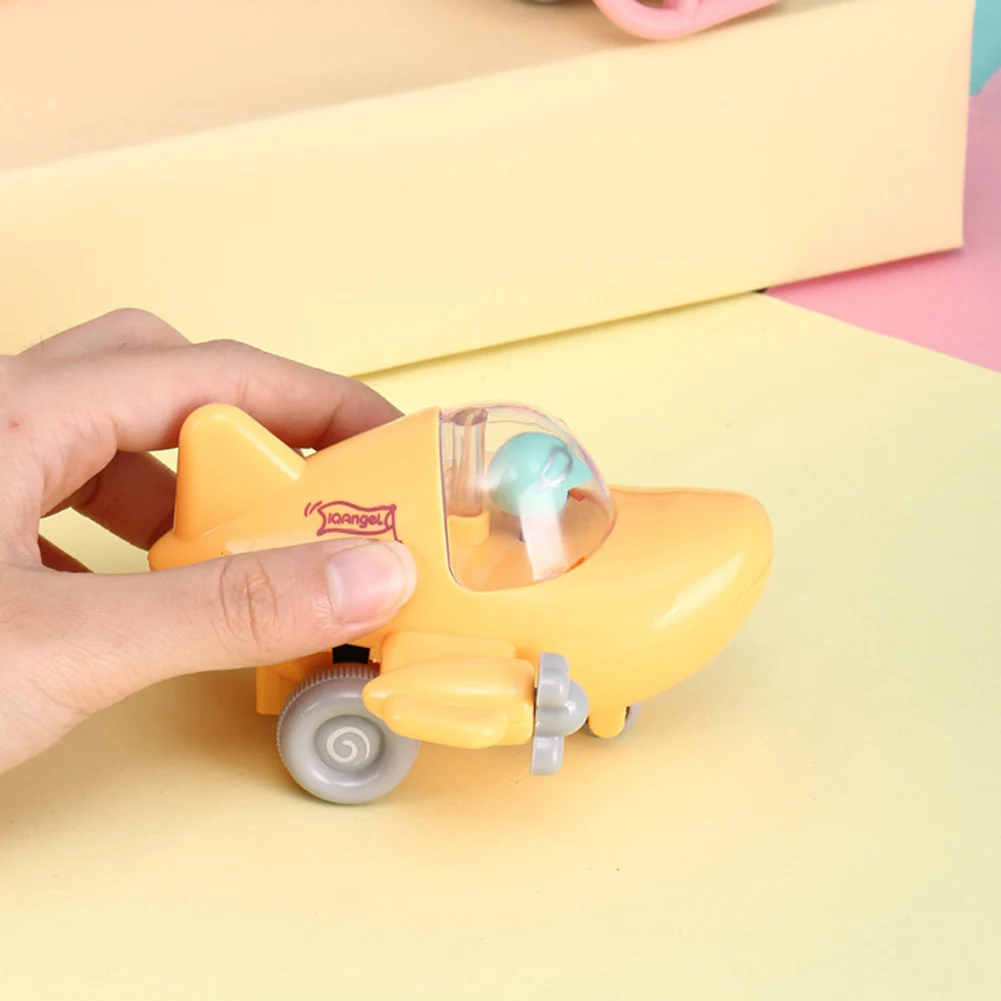 Маленький самолет с инерционным питанием, подвижная модель самолета, развивающая игрушка для детей, развивающие игрушки для детей, подарок