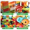 77-308PCS Marble Race Run Big Block Compatible City Building Blocks Funnel Slide Blocks DIY Big Bricks Toys For Children Gift 6