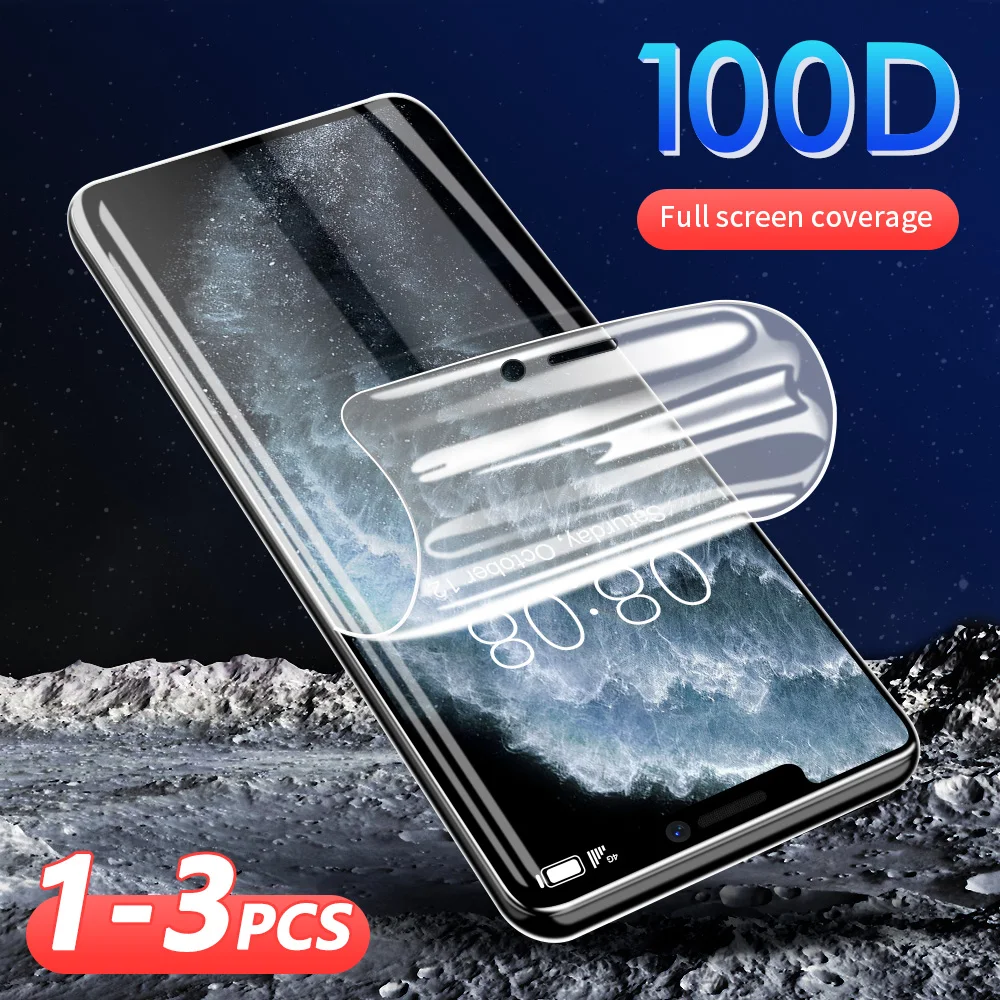 

100D Not Glass Hydrogel Film For iPhone X XR XS MAX 11 Screen Protector HD For iphone 6 6s 7 8 plus X 11 Pro Max Protective Film