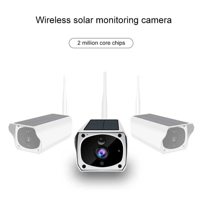 

Wireless Solar Outdoor WiFi IP Camera 1080P HD Security Surveillance Waterproof Camera Hi 888
