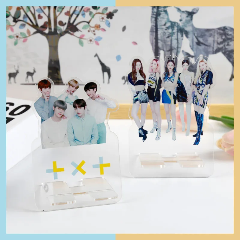 Got7 Seventeen Strtaykids ITZY TXT стенд фигурная плата складной держатель для мобильного телефона S. COUPS BAMBAM JACKSON YoungJae JOSHUA LJJ618