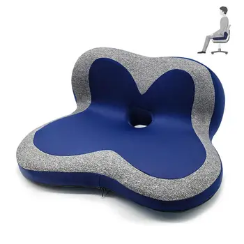 

Memory Foam Seat Cushion Orthopedic Pillow Coccyx Office Chair Seat Cushion Breathable Lumbar Support Seat Pad for Home Office
