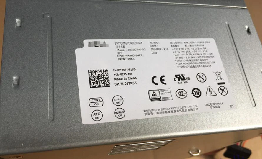 Блок питания для ноутбука Dell 390 790 990 3010 7010 620MT Питание L300PM-00 D300EM-01 HU300PM-03 HU300AM-00 B300PM-02 D300PD-00 9MRG6