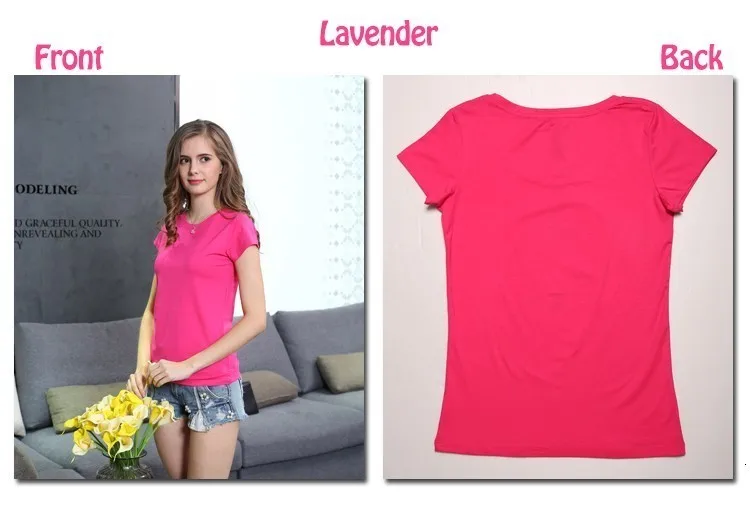 High Quality 11 Color S-3XL Plain T Shirt Women Cotton Elastic Basic T-shirts Female Casual Tops Short Sleeve T-shirt Women 002