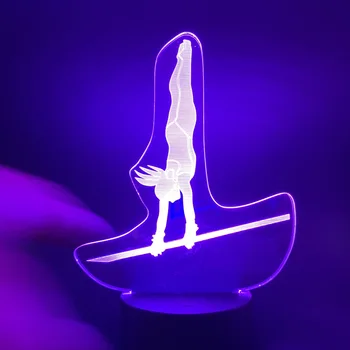 

3D Lamp the sport horizontal bar best present for children visual light effect modern decor for christmas led night light lamp