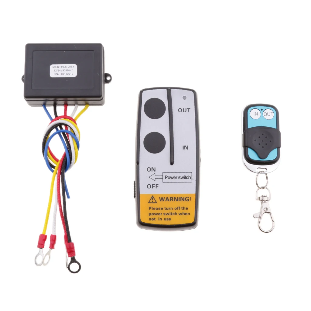 50ft 12V Car ATV SUV Wireless Winch Remote Control Kit Switch KLS-205/2