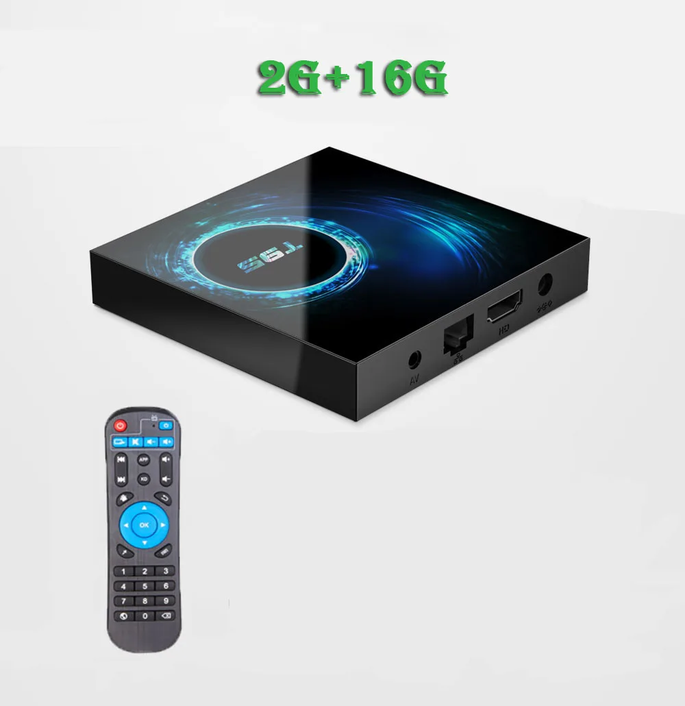 T95 H616 Wifi ТВ приставка 6k 1080P HD Android 10,0 ТВ приставка 4 ГБ 32 ГБ телеприставка сетевая функция медиаприставка - Цвет: 2G 16G
