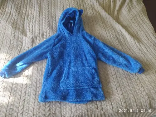 Cuddly Warm Comfy Pet Shaped Pillow Cum Hoodie photo review