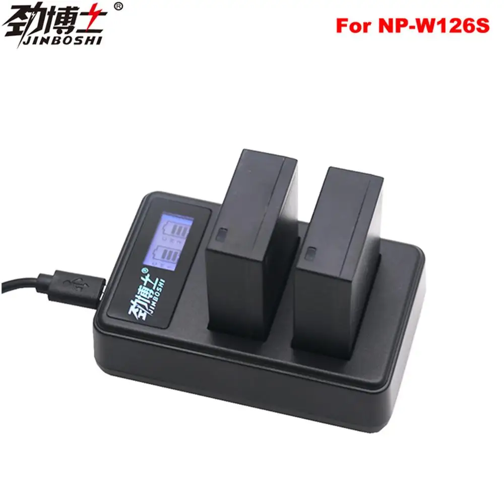 2 шт. 1500 мАч NP-W126S NP W126S батареи и ЖК-дисплей двойной USB зарядное устройство для Fujifilm Fuji X-Pro1 XPro1 X-T1 XT1, HS30EXR HS33EXR X PRO1