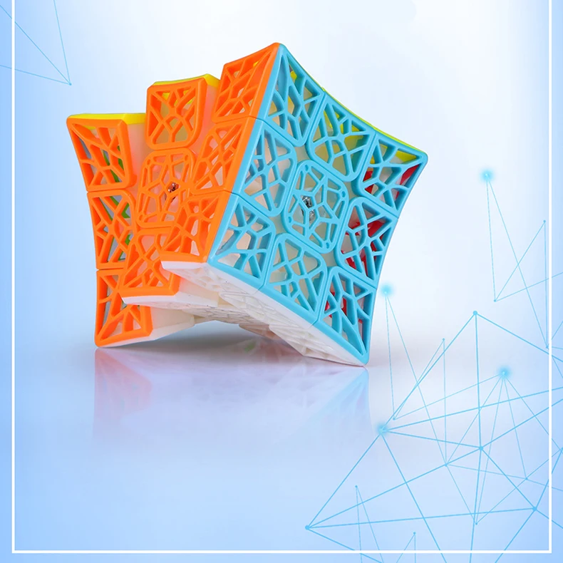 QiYi DNA самолет вогнутый 3x3x3 волшебный куб Развивающие игрушки Cubo Magico платье рельефная игрушка рождественские подарки