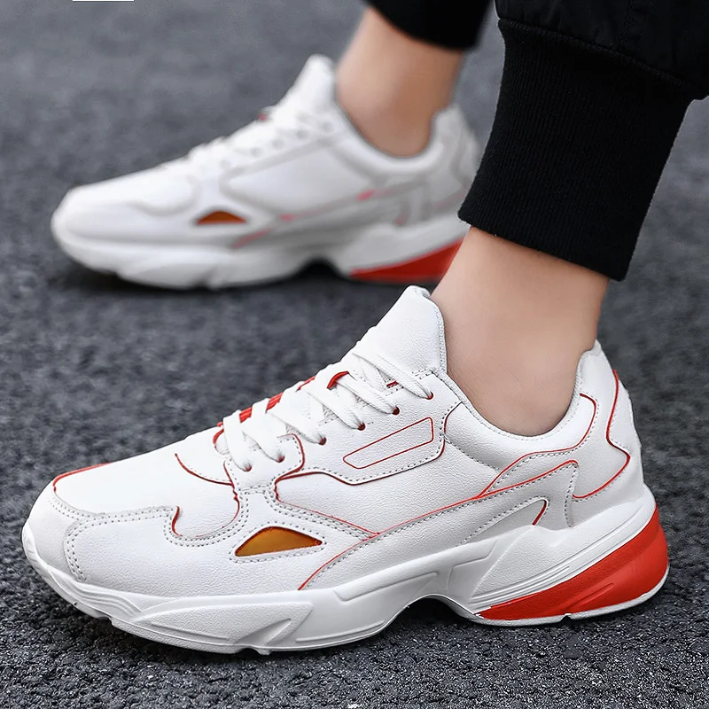

Goodstus casual shoes men's new high-tech thick bottom lace up running shoes in summer wear-resistant and antiskid men's shoes