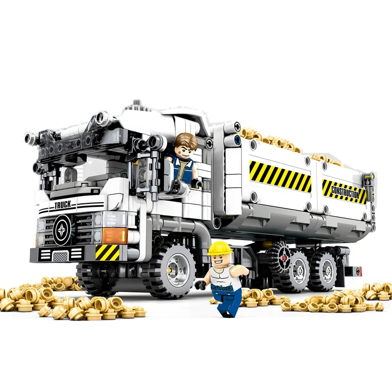 Technic Car Toys, набор грузовиков Technic 701704, строительные блоки, конструктор, грузовик, игрушки для детей, рождественские подарки - Color: without original box