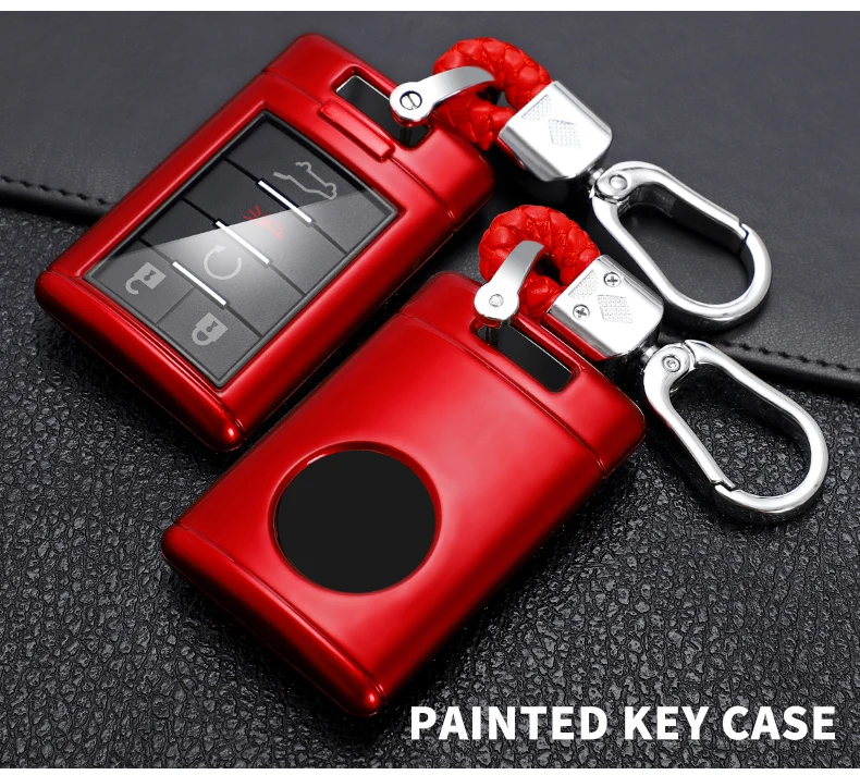 Carbon Fiber Car Smart Key Cover Case Fob For Cadillac DTS STS Escalade CTS SRX XTS ATS C7 2021 Protect Shell Accessories - Hc28daa1c698240b2ba7b5810e361dc05Z