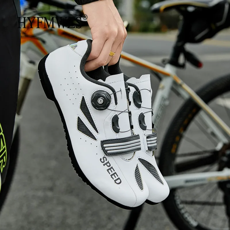 HYFMWZS, Sapatilha Ciclismo, Mtb, обувь для шоссейного велосипеда, Пара моделей, модная полосатая нескользящая подошва, 36-46