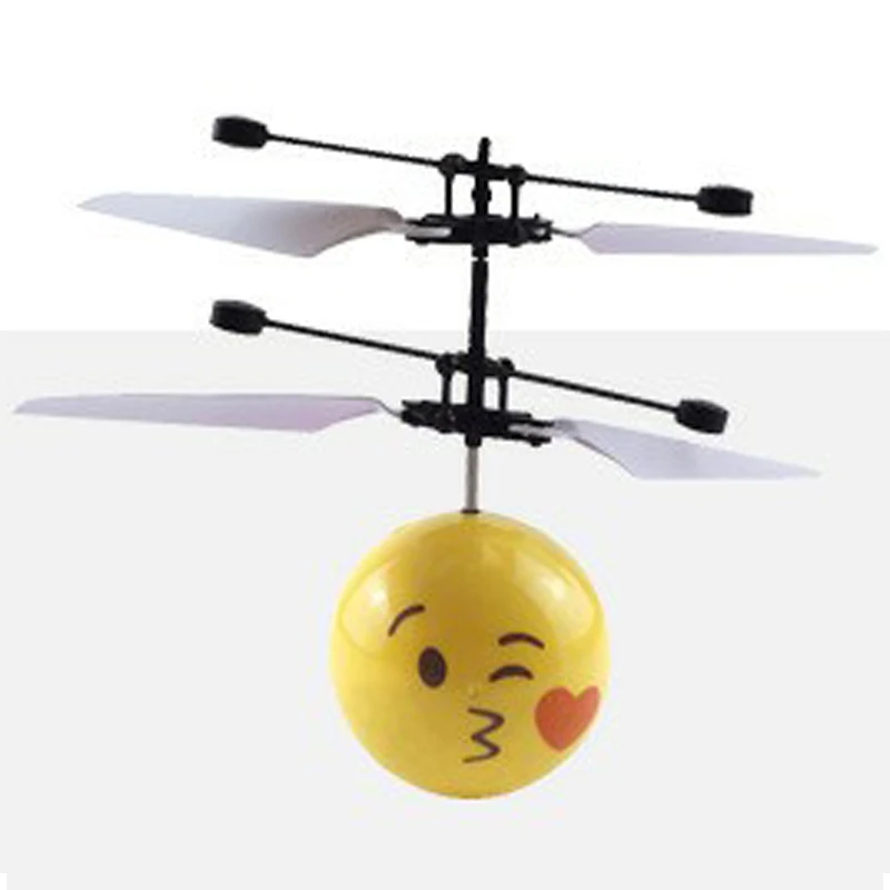 

Mini Suspended Illuminated Intelligent Sensor Aircraft Crystal Ball Aircraft Charging Toys for Children