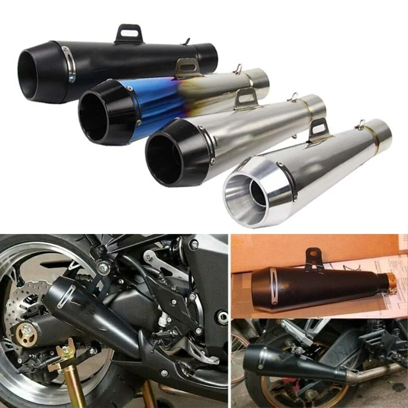 

38-51mm Universal Modified Motorcycle Motocross Exhaust Muffler Pipe Scooter Dirt Bike Escape Moto ATV Slip on