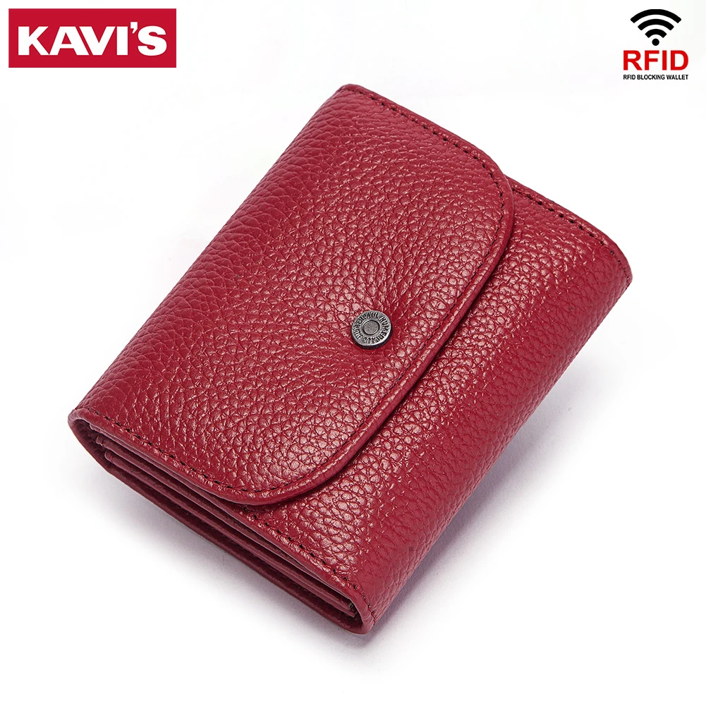 Monederos de cuero para mujer, billetera pequeña de cuero de tarjetero Rfid, Mini BOLSA DE DINERO portátil, - AliExpress