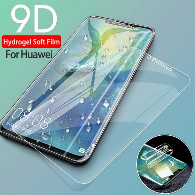 Защитная пленка для экрана 9D Гидрогелевая Huawei Honor 8 910 6A 6X 6Plus V8 V9 V10 9I не стекло |