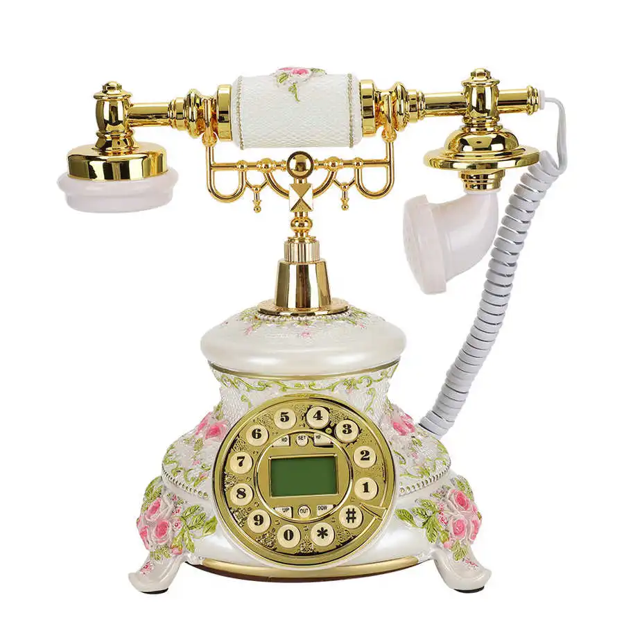 FSK/DTMF Caller ID Retro Telephone with Electronic