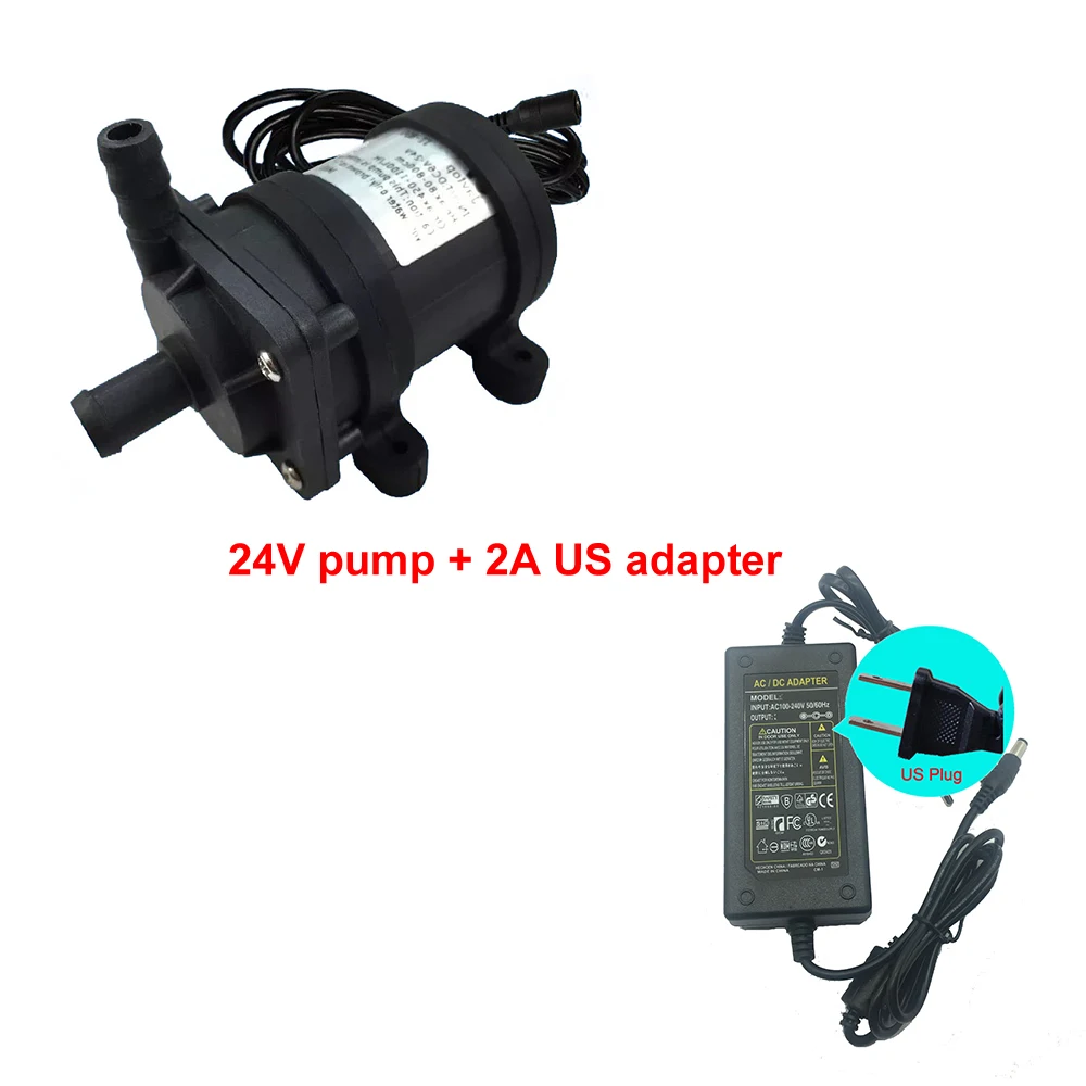 12V 24V 300-650L/ч 4,2-9 м водяной насос постоянного тока мини усилитель бесщеточный центробежный погружной насос фонтана SR800EX