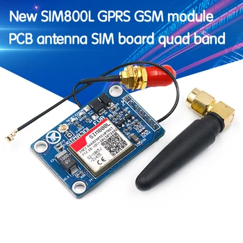 

New SIM800L GPRS GSM Module w/ PCB Antenna SIM Board Quad band for MCU for Arduino