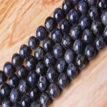 

Wholesale Cyanite Natural Gemstone Bead Faceted Round Bead Bracelet Necklace Earring DIY Making