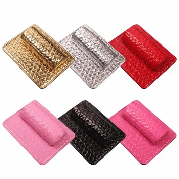 

Professional Hand Cushion Holder Soft PU Leather Sponge Arm Rest Nail Pillow Manicure Art Beauty Nail Mat Pad