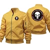 Skull Bomebr Jacket Men Winter Windproof Ma-1 Air Thick Pilot Jacket Zipper ceketler casacas Casual Streetwear Coats 6